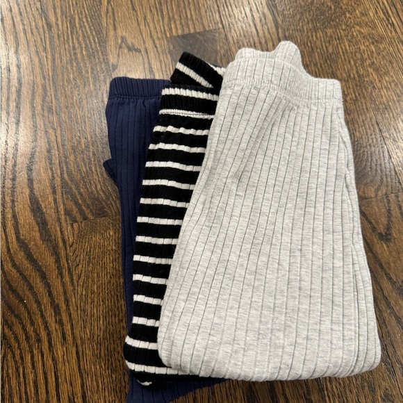 Baby boy old navy ribbed harem pant bundle navy grey and stripe 18-24 months - Picture 3 of 9